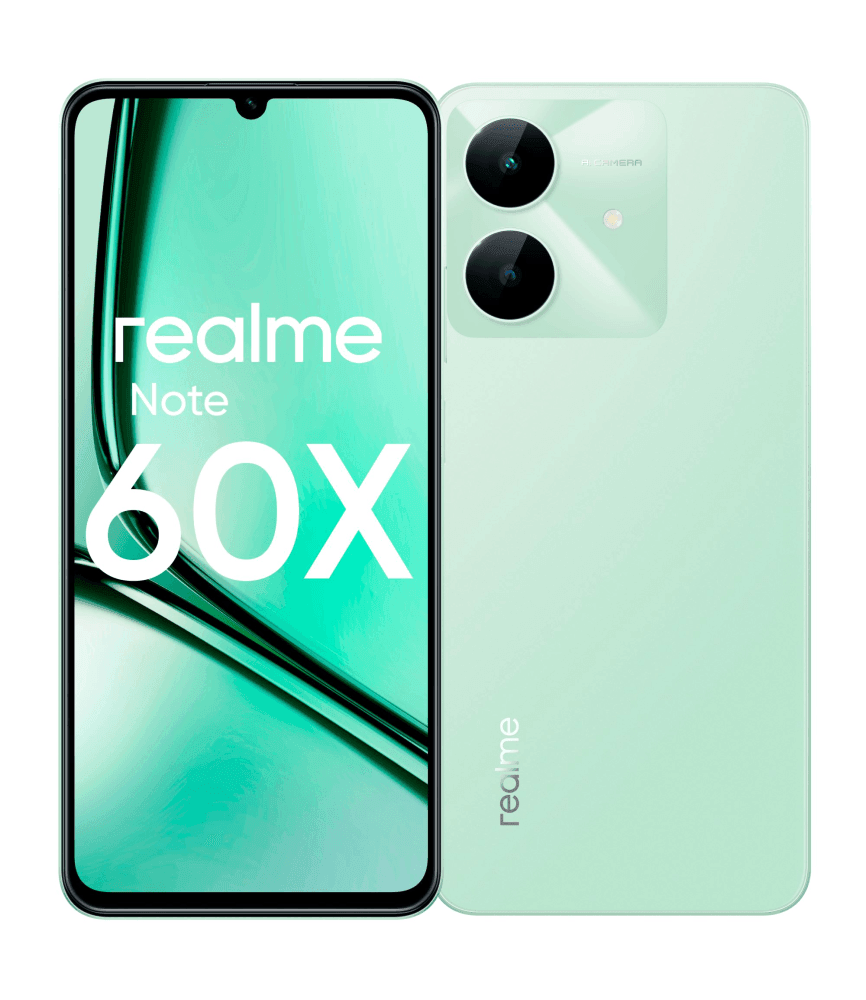СМАРТФОН REALME RMX3938 (realme Note 60X) 4+128 ГБ ЦВЕТ: ЗЕЛЕНЫЙ (GREEN)